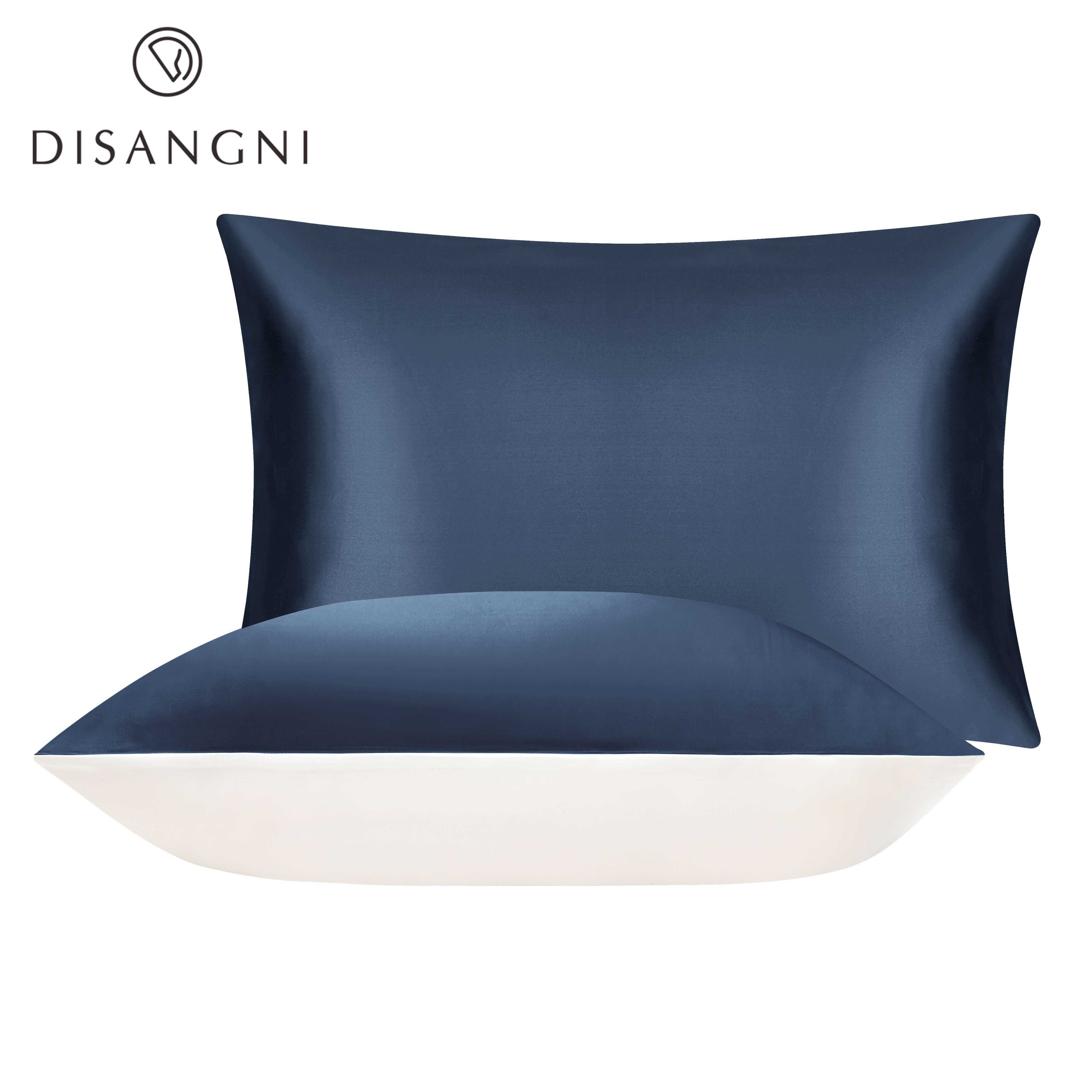 100% reine seide kissenbezug echt seide kissenbezug natürliche seide kissenbezug mulberry seide kissen Freies: Dark Blue