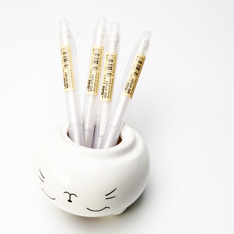 3Pcs Transparent Pencil 0.5/0.7mm Graphite Drafting Writting Automatic Mechanical Pencil School Office Supplies Stationery