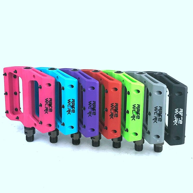 Racercourse kortfattet sammensat flad mtb mountainbike pedaler nylon fiber store fodcykel bærende pedales bicicleta mtb