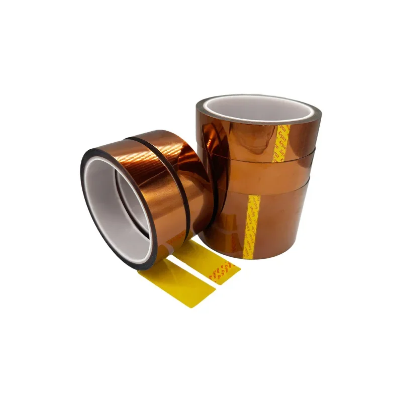 Cinta adhesiva de hipertermia de poliimida antiestática, resistente a altas temperaturas, Kapton PI, 5, 10, 15, 20, 25, 30, 35mm, 33m, 50um, 80um
