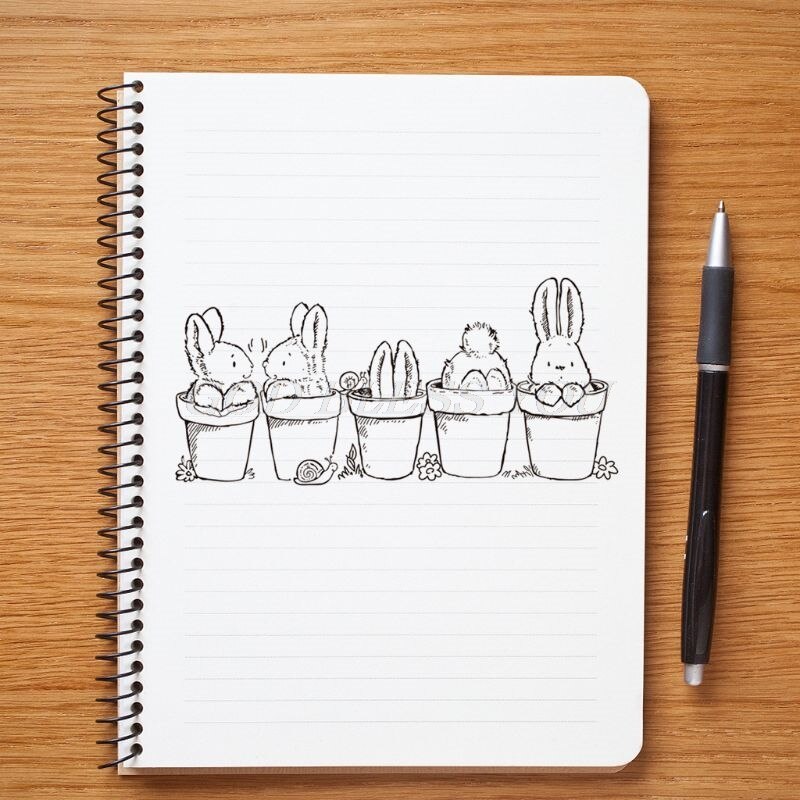 Zając wielkanocny roślina doniczkowa silikonowa przezroczysta uszczelnienie znaczek Scrapbooking robić ręcznego dekorowania albumów tłoczenie upuszczać Wysyłka 