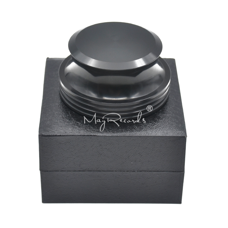 Record Turntables Weight Stabilizer LP Vinyl Black Clamp / Deluxe Packing