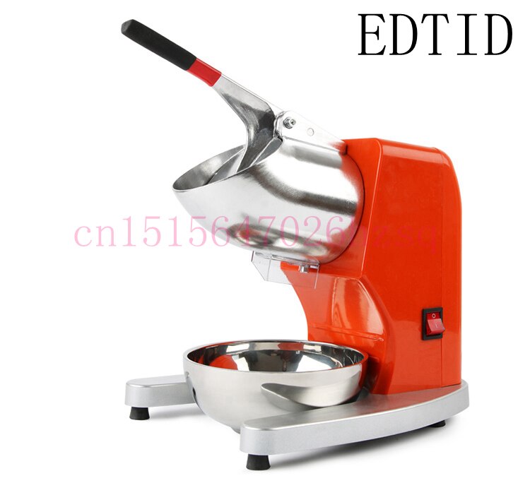 EDTID electric commercial cube ice crusher shaver machine for commercial shop ice crusher shaver