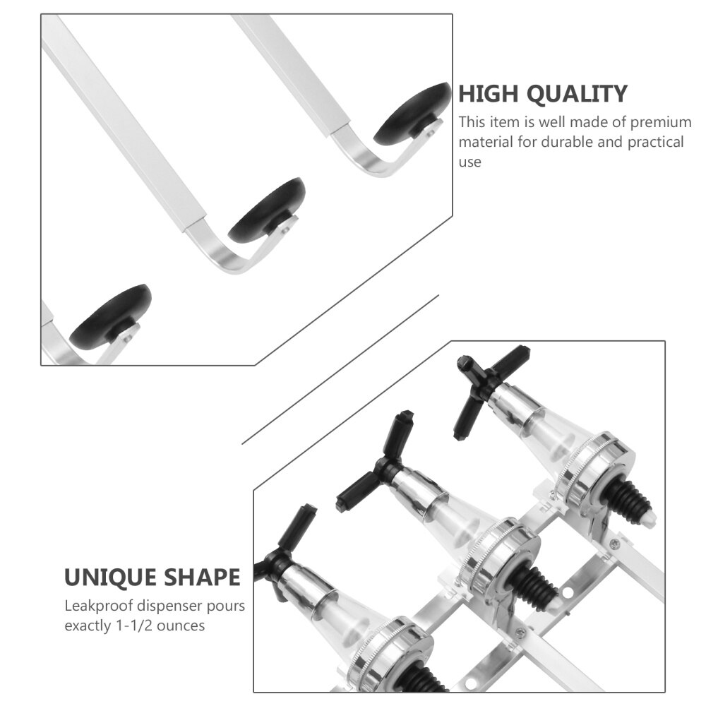 Dispenser Machine Wall Mounted 4-station Drinking Pourer Home Bar Tools For Beer Soda Coke Fizzy Soda