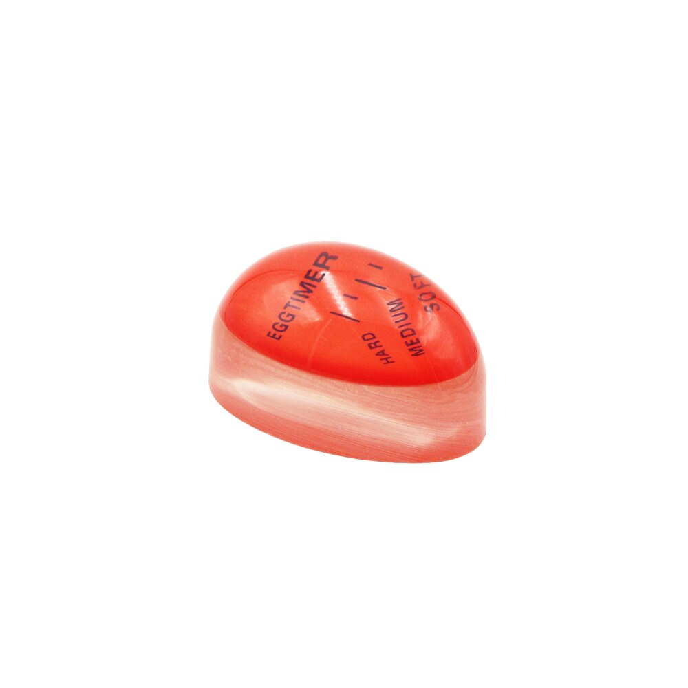 1PC kitchen tools Egg Timer Resin Material Perfect Boiled Changing Eggs By Temperature Kitchen Helper Egg Timer Red Timer Tools