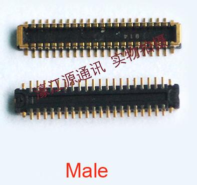 2 unids/lote para xiaomi Hongmi xiaomi Redmi Nota 7 note7pro note7 pro nota 7pro 40pin LCD FPC conector de clavija en la placa base en flex: Male