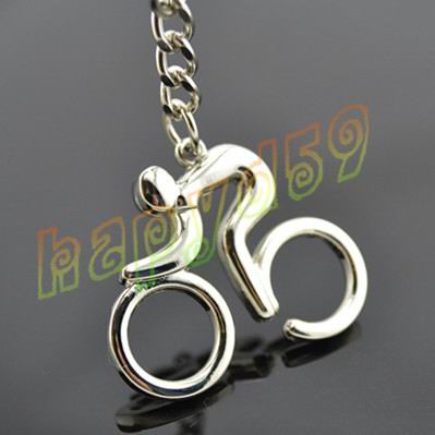 thumbnail image 2 of Stainless Steel Bike Keyring Keychain – Silver, Detachable Split Ring, Cycling Gift, UK Made 2 of 5