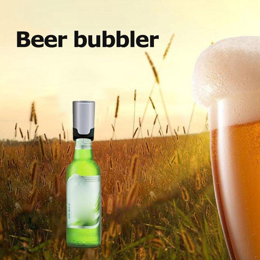 Draagbare bierschuimmachine speciaal voor flessen, draagbaar schuim, blikbier, bier, biermachine en  s3 k 2