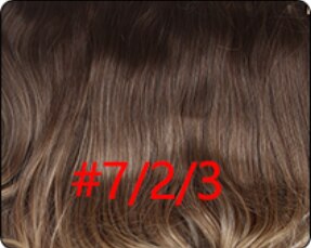 Hair Nest Hair Extension Clip Secret Fish Line Hairpiece Body Wavy Hair Synthetic Hair For Women Curly Hair18Inch Length: 7 2 3