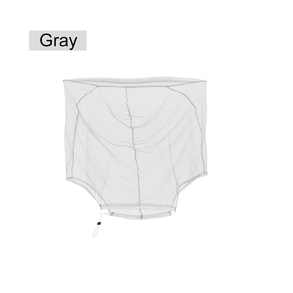 Chapeau anti-moustiques de Camping unisexe, avec filet caché, répulsif en maille, Protection contre les insectes et les abeilles, casquette de pêche décontractée pour l'extérieur: GRIS