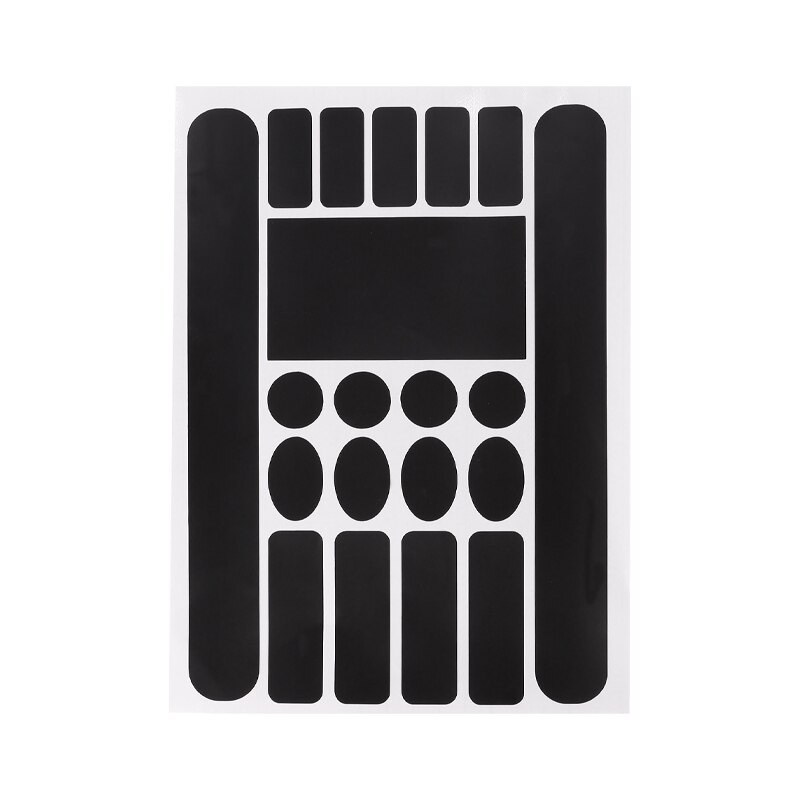 Mtb Frame Protector Racefiets Sticker Decal Fiets Beschermende Film Anti-Kras Voorvork Keten Bescherming Stickers: Matt black