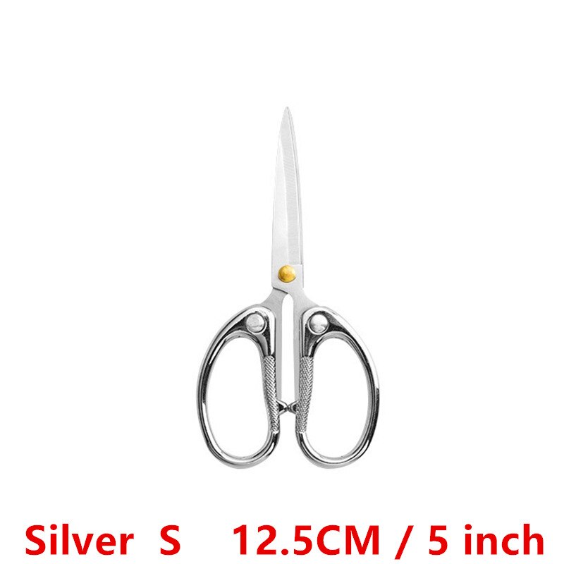 1 Pcs Professionele Naaien Schaar Snijdt Recht En Stof Kleding Kleermaker Schaar Huishoudelijke Briefpapier Kantoor Schaar Tool: 004     Silver