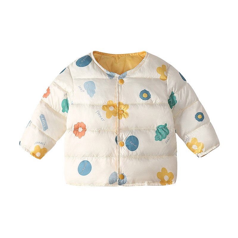 Bebis flickor vinterkläder färgglada prickiga babyrockar bebisar vinterväst bomullsrockar småbarnsdräkt #1: Lavendel- / 6m-1t
