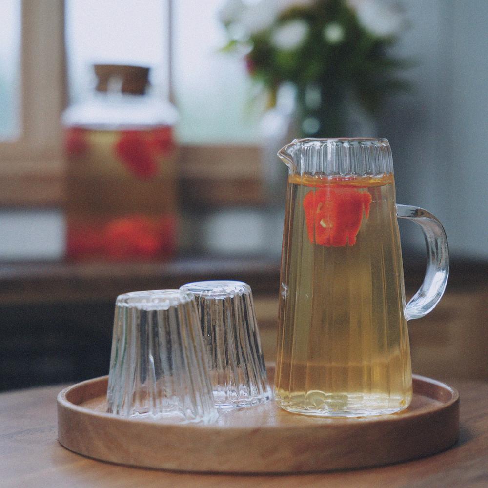 1:6 casa di bambola mini modello mobili accessori vaso di Vetro, tazza di vetro