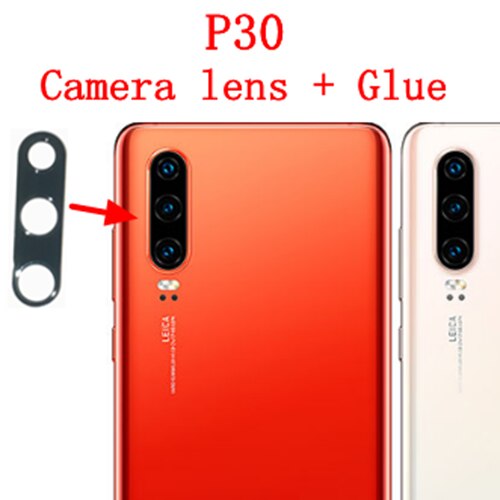 Alkuperäinen takakameran linssin lasin vaihto huawei  p30 p30 pro  p30 lite  p20 pro  p20 lite -laitteelle tarralla