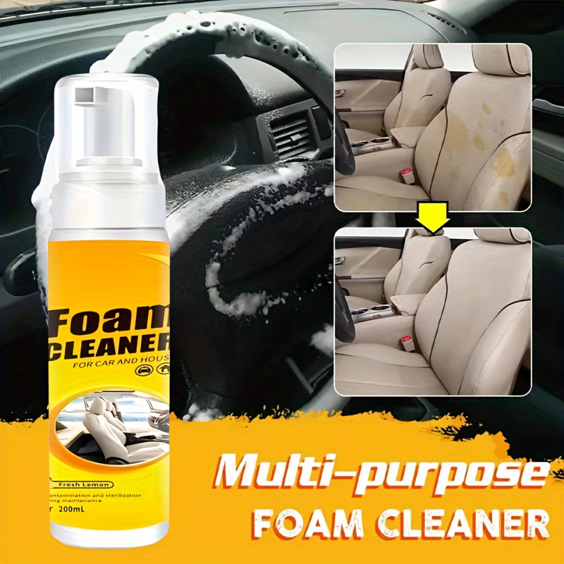 30/100/200/300/600ML Multi-Purpose Foam Cleaner Bubble Cleaner Car Stain Remover Car Interior Wash Maintenance for Auto Home Use