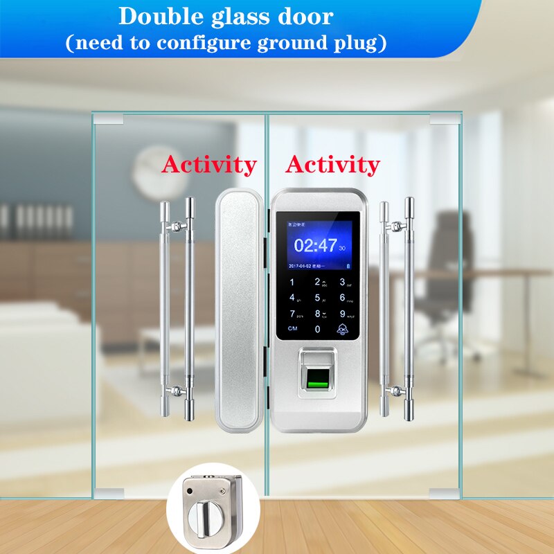 Biometric Fingerprint Door Lock With Keypad XM-300 Keyless Door Lock For Home Office Anti-theft