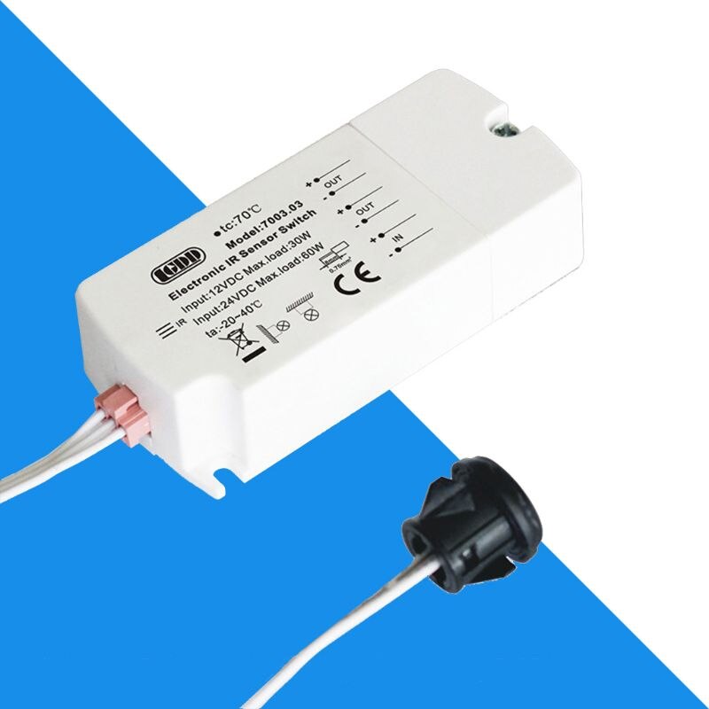 DC 12V IR Sensor Schalter 40W Infrarot Licht Schalter für LED Streifen Bewegung Welle U4LB