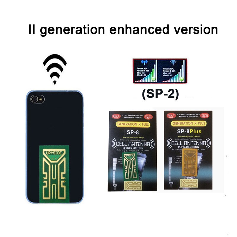 1Stck praktisch 2G 3G 4G 5G Signal Verbesserung Aufkleber-Signa Booster SP-8 Plus antenne Verlängerung Booster Für IPhone Android