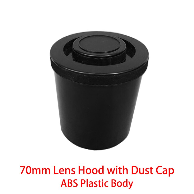 70 Mm Doublet Achromatische Lens Diy Optische Glas Met Coating Monoculaire/Verrekijker/Astronomische Telescoop Objectief: 70mm Lens Hood