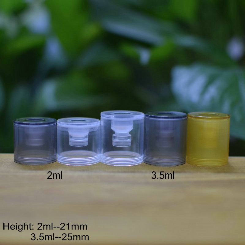 Dvarw MTL RTA polished clear bellcap ultem top cap Diameter 22mm 2ml and 3.5ml vape accessoryies for dvarw tank