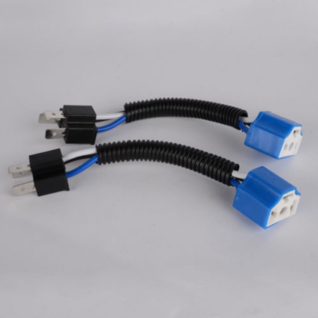 Socket Connector Wiring Universal For H4 Headlight Ceramic Base Copper Terminal Car Motorbike Accessories Heat Resistant