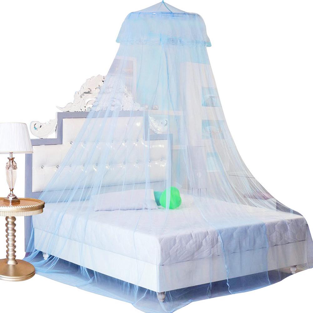 Bed Canopy Double Colors Hung Mosquito Net Princess Bed Tent Curtain Foldable Canopy On The Bed Fairy Lace Dossels