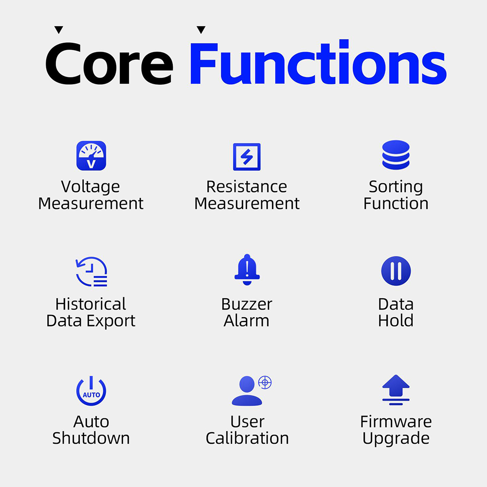 1pc Battery Voltage Internal Resistance Tester HRM-10 Internal Resistance Meter High Precision Voltage Resistance Measuring