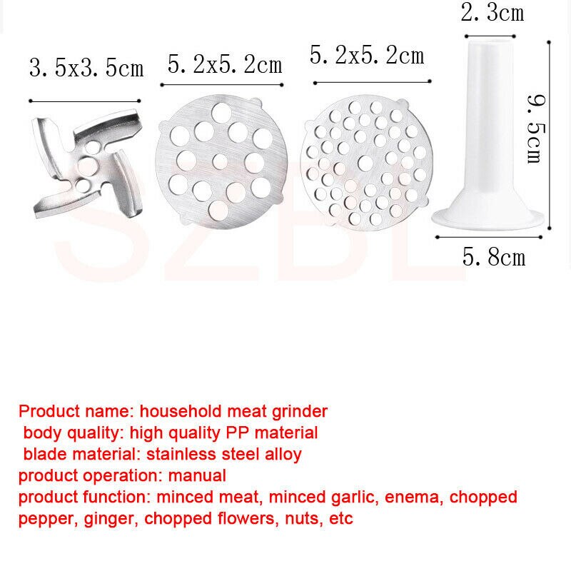 Broyeur puissant multifonction, coupeur manuel, mixeur, broyeur pour Fruits et légumes, Ktchen