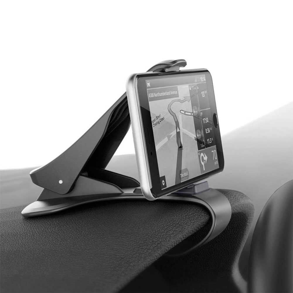 OcioDual Klemme Wagen Armaturenbrett Halfter für Universal- Auto Halterung Clip Schwarz HUD Anti-Unterhose 9 cm iPhone X/ 8/6/Plus +