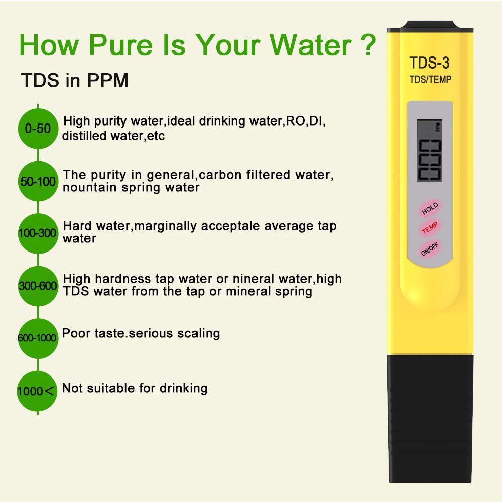 Digitale Lcd Ph Meter Tds Meter Digitale Water Tester Voor Drinkwater, Aquaria, Zwembaden