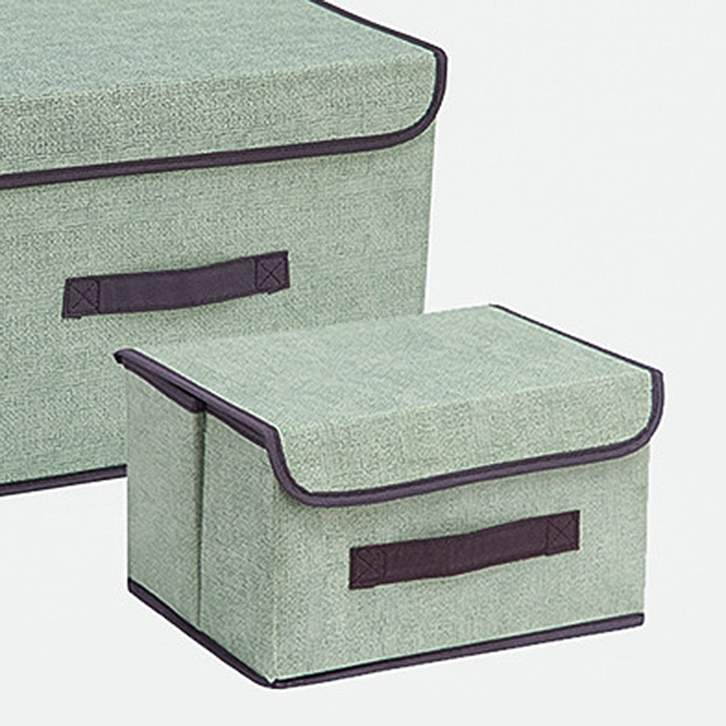 Home Fabric Folding Storage Box Foldable Multi-purpose Clothing Organizer Portable Non-woven Bust-proof Box