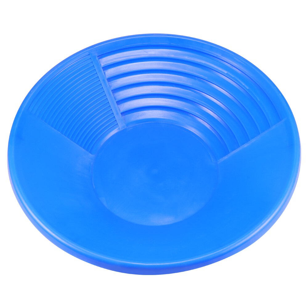 Plastic Gold Pan Basin Nugget Mining Pan Dredging Prospecting River Tool Washing Gold Panning Equipment: Blue