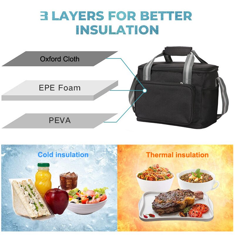 Koeltas Rugzak Picknick Thermische Voedsel Levering Ijs Thermo Lunch Camping Koelkast Geïsoleerde Pack Accessoires Benodigdheden