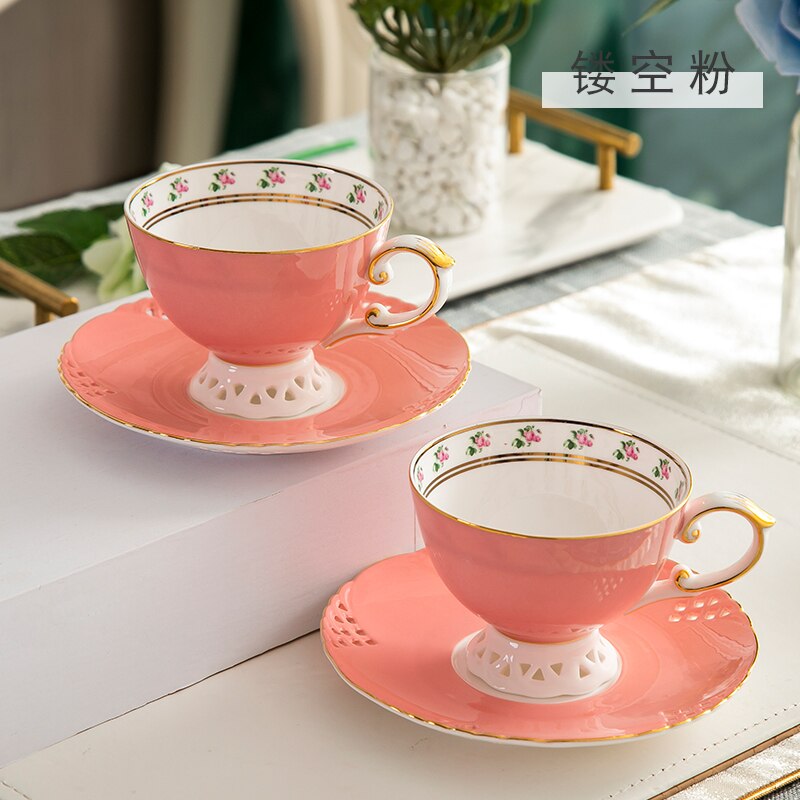 Traditionelle kinesiske tekopper sæt kongeligt benporcelæn keramisk kopsæt kaffekrus blomst lille xicara drinkware  eb50bd