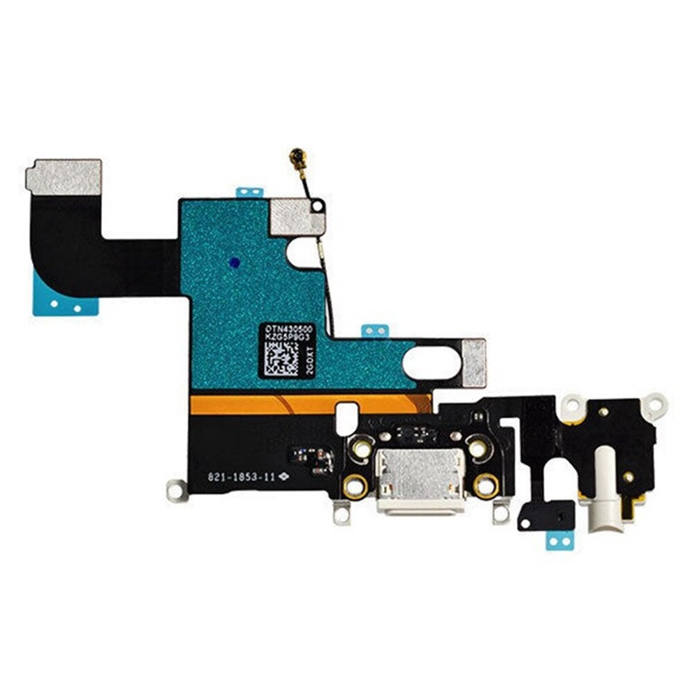 Lade flex kabel for iphone 6 6s 7 8 pluss usb lader port dock-kontakt mic flex kabel for iphone 6 erstatning