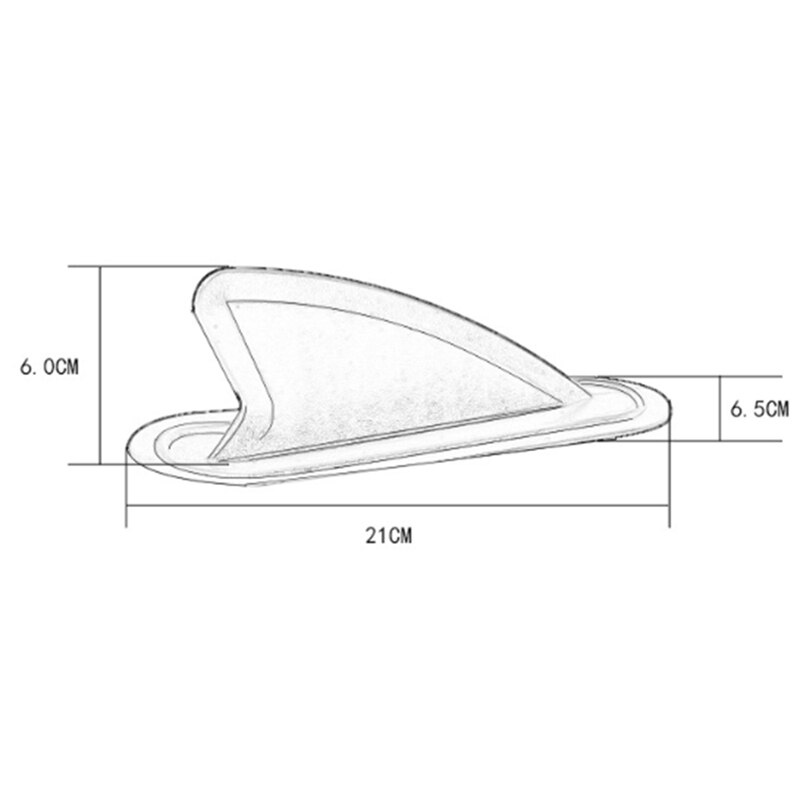 Kajak Tracking Fin Integrale Fin Voor Kano Opblaasbare Boot Water Sport Accessoires Surfboard Paddleboard Surf Vinnen
