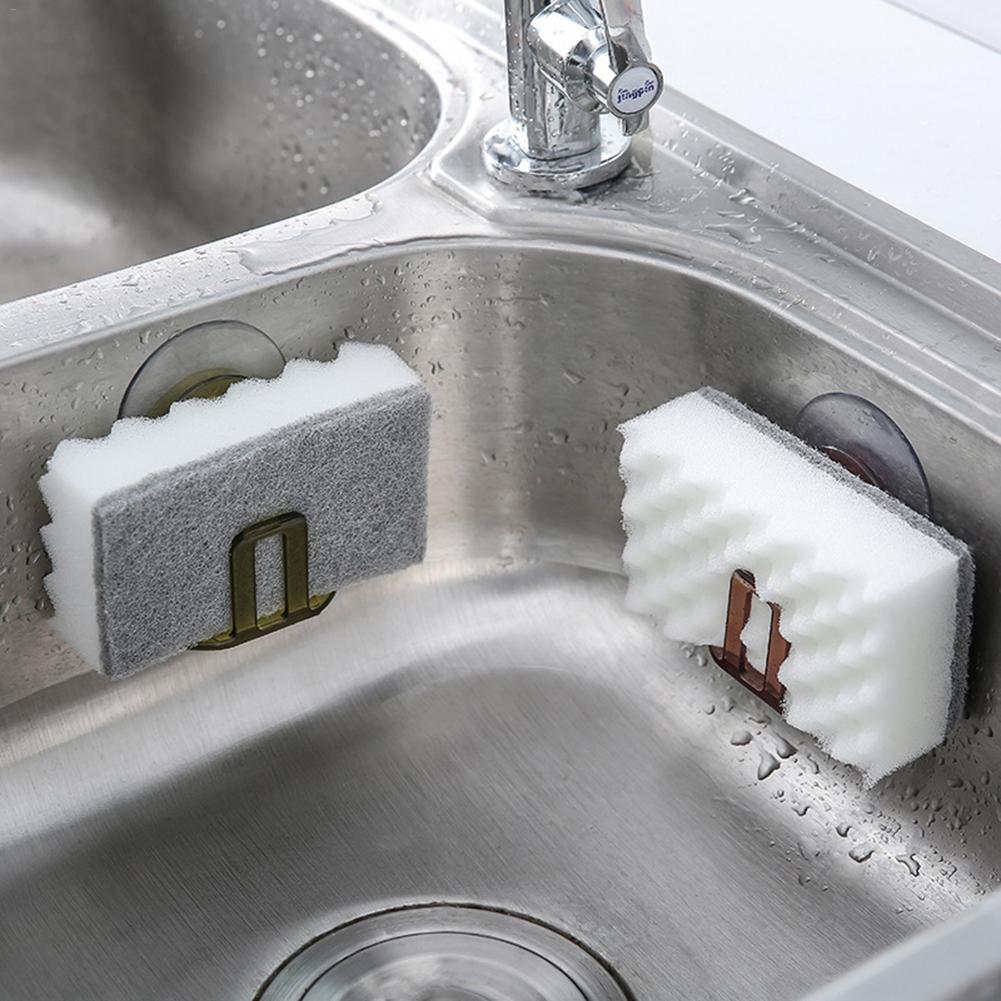 Ventosa de cocina rejilla para escurrir para fregadero soporte de almacenamiento de cocina, fregadero, estante escurridor, organizador de accesorios para baño