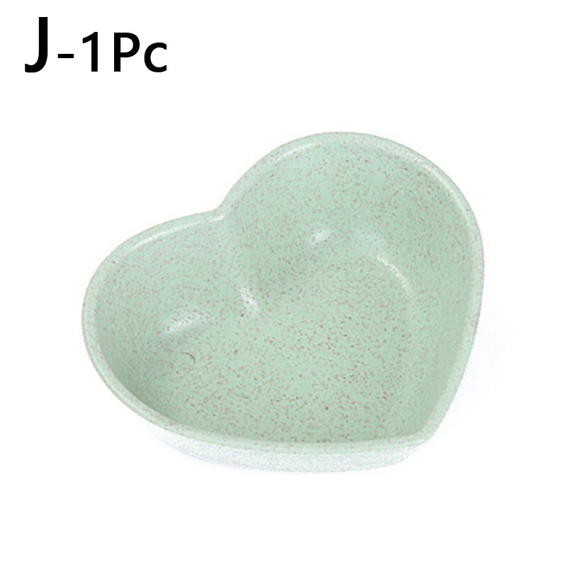 Simple Modern Plastic Kitchen Dip Sauce Dim Sum Plate Seasoning Plate Round Pickle Dish Cutlery Dip Sauce Dim Sum Plate: J