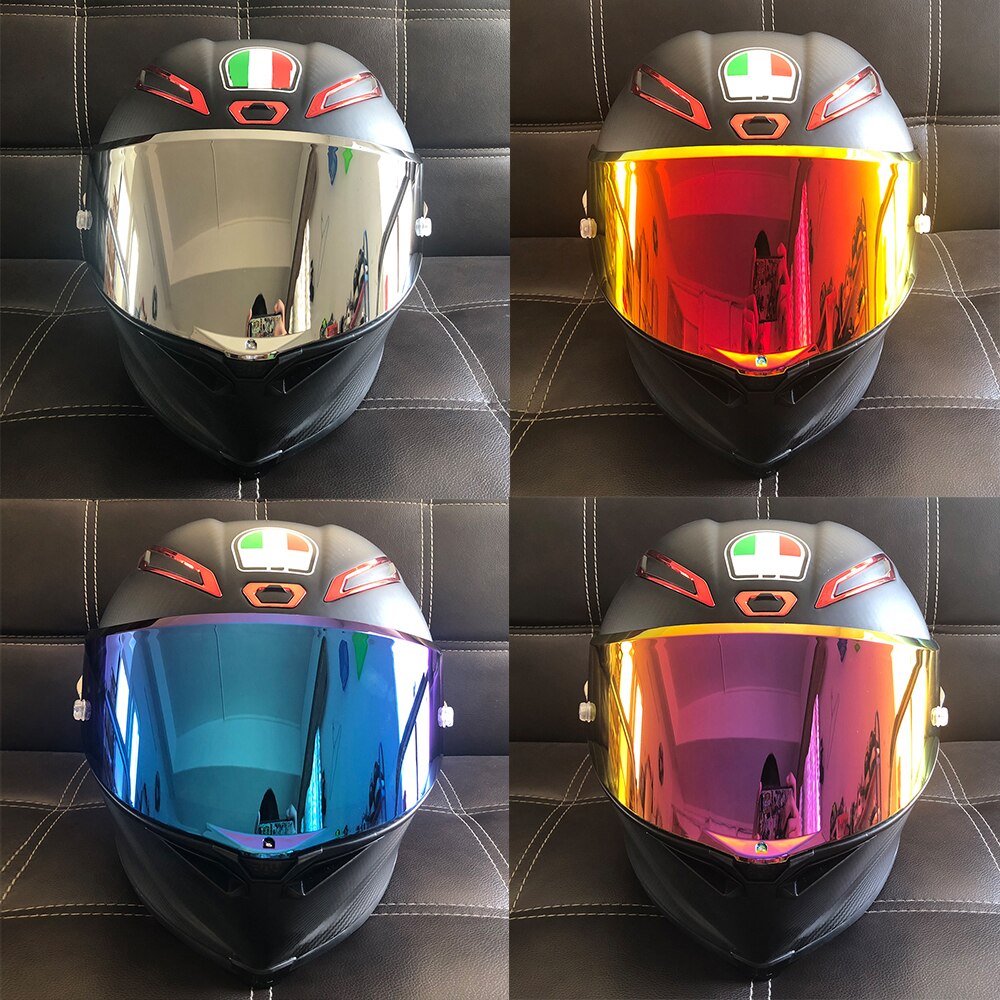 Anti-explosion UV Schutz Motorrad Helm sonnenblende Schutzbrillen objektiv Fit für AGV Pista GP RR corsa R GPR 70th anniversary