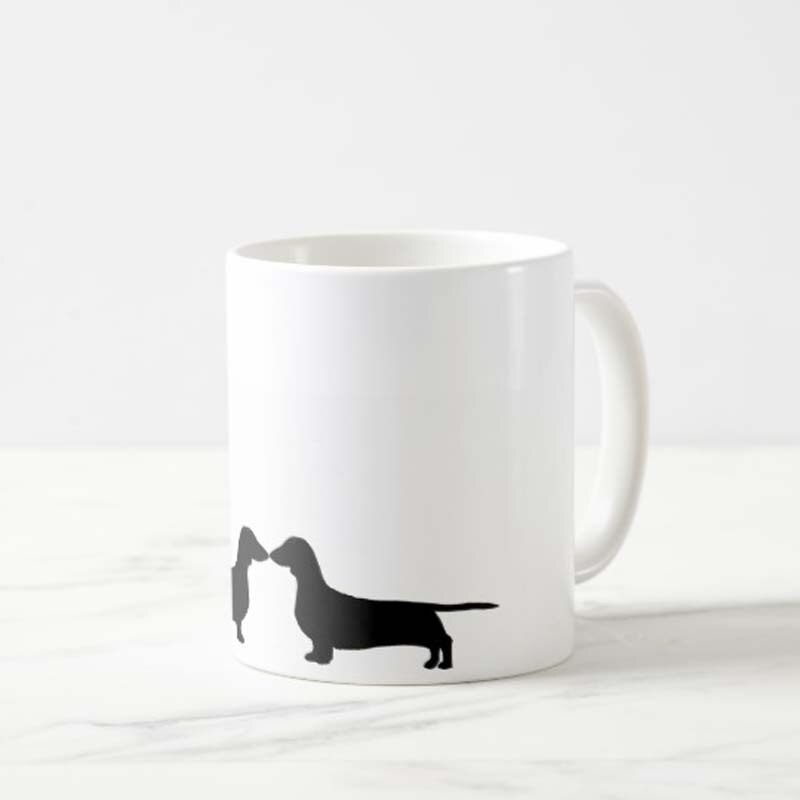 Funny Dachshund Dog Mug - Ceramic Funny Coffee Mug - Perfect Dog Lover - Cute Novelty Coffee Mug - Great Birthday o