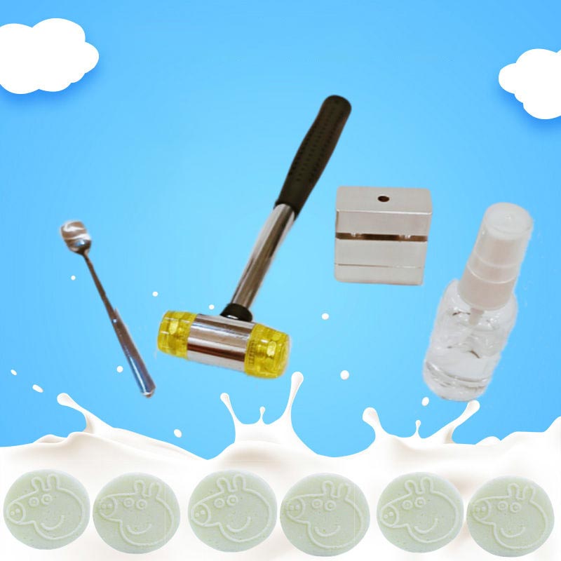 Manual Milk Tablet Machine Small Candy Pill Making Tool maker Homemade Pill Punch Press Die Milk Powder Tablet Machine