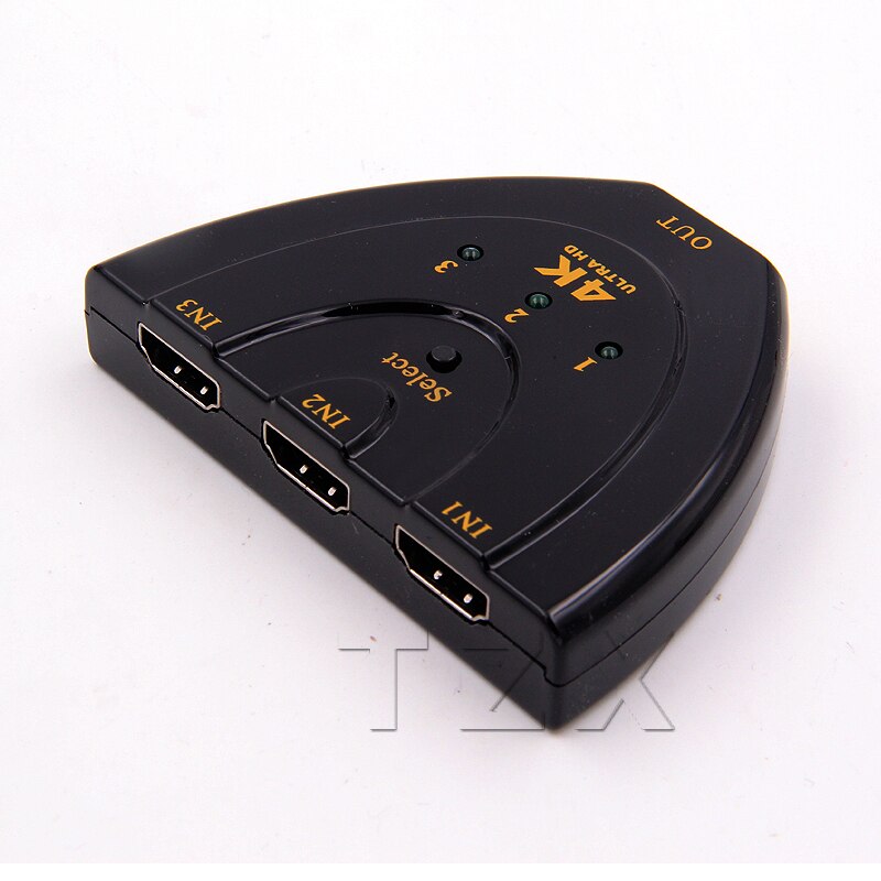 4k*2k switch box mini 3 port hdmi switch 4k switcher hdmi splitter 3 in 1 out port hub for dvd hdtv xbox  ps3 ps4 1080p
