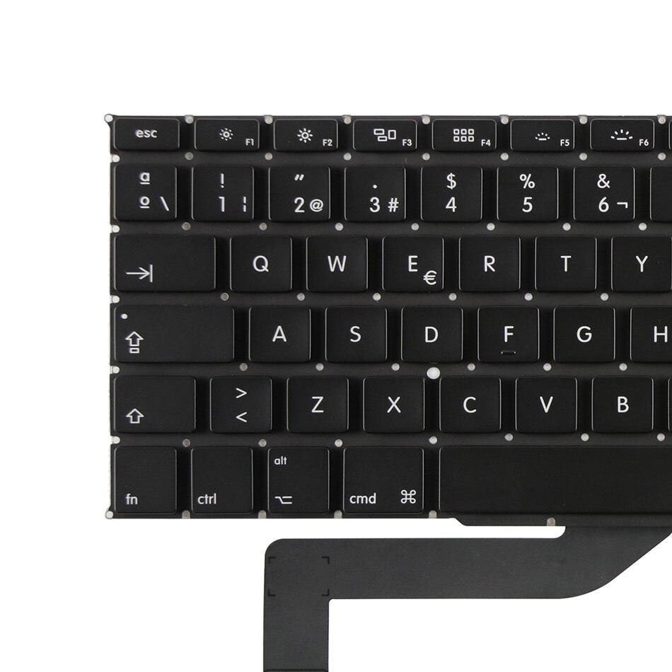 for Apple Macbook Pro Retina 15" A1398 SP Spain Spanish Keyboard with Backlight Backlit and Screws