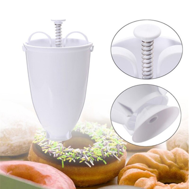 Moldes mágicos de plástico para hacer rosquillas y gofres, accesorios de cocina para hornear, molde para tortas, galletas, herramienta para hornear Diy