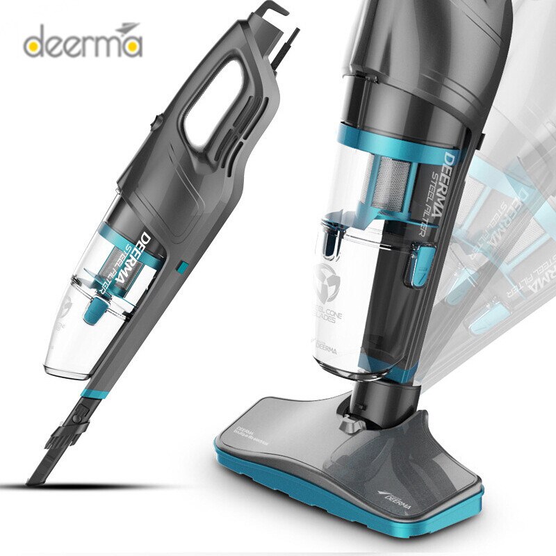 Deerma  dx920 dammsugare hushållsstyrka dammuppsamlare rengöring hem aspirator handhållen putter dubbla syften för hemmet: Oss