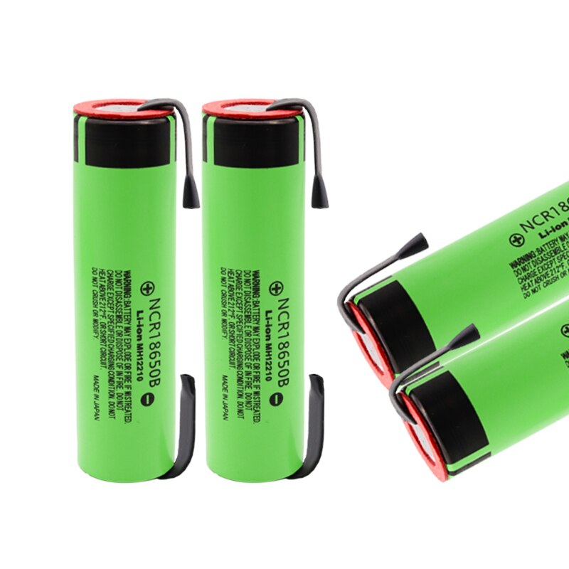 Original 18650 Replacement Batteries NCR18650B 3.7 v 3400mah 18650 Lithium Rechargeable Battery Welding + Nickel Sheet batteries