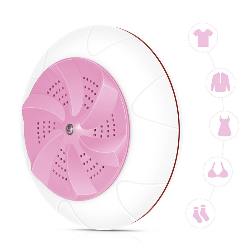 Ultrasonic Turbine Washing Machine Mini Travel Portable Washing Machine Household Small Washing Machine