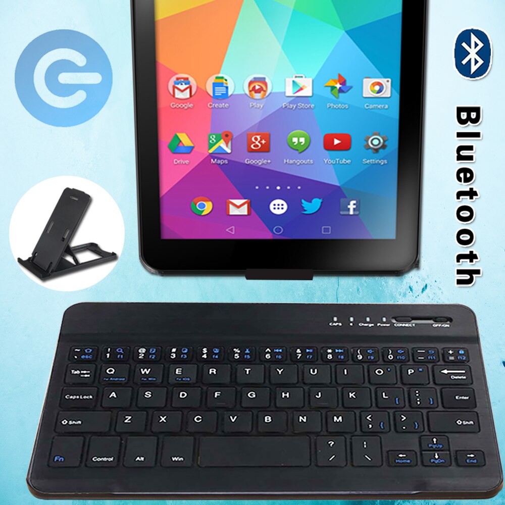 Slim Tragbare Drahtlose Bluetooth Tastatur für Gotab 7 &quot;GoTab GW7/7&quot; GoTab X GT7X/7.85 &quot;goTab X GT785X Tablet Bluetooth Tastatur