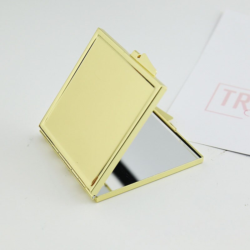 Espejo de bolsillo con aumento para cosméticos, espejo de maquillaje redondo compacto para bolso, bolsa de viaje, hogar y oficina, 1 unidad: 5